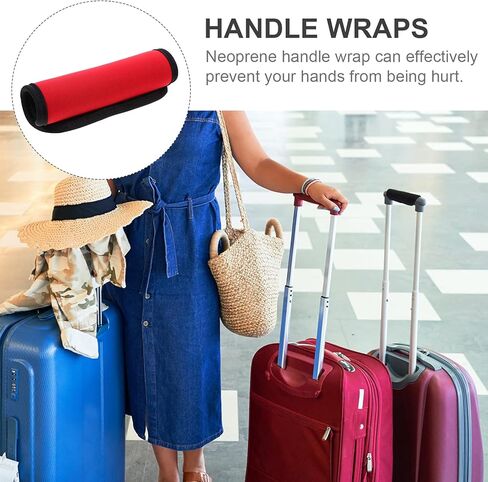 ULTECHNOVO مقابض الأمتعة يلتف النيوبرين الراحة معرف الأمتعة لحقيبة السفر حقيبة الأمتعة in Kuwait