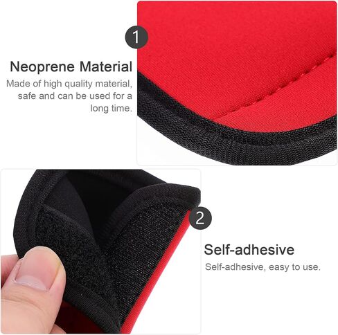 ULTECHNOVO مقابض الأمتعة يلتف النيوبرين الراحة معرف الأمتعة لحقيبة السفر حقيبة الأمتعة in Kuwait