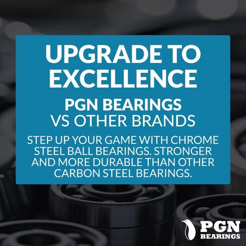 PGN (10 Pack) 6001-2RS Bearing - Lubricated Chrome Steel Sealed Ball Bearing - 12x28x8mm Bearings with Rubber Seal & High RPM Support in Saudi Arabia