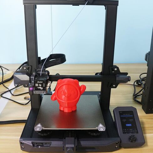 Creality Official Ender 5 S1 طابعة ثلاثية الأبعاد مطلية بمسحوق PEI Flexi Steel لوحة بناء مغناطيسية 235 * 235 مم لـ Creality Ender 3 S1، Ender 3، Ender 3 V2، Ender 3 V2 Neo، Ender 5 Pro، CR-20، CP-01 in Kuwait