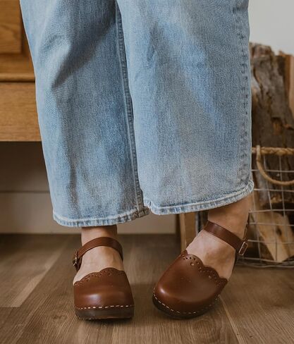 Sandgrens Swedish Handmade Wooden Clog Sandal | Milan in Kuwait