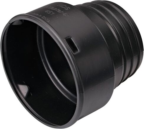 NDS 451 4" Corrugated Hub Adaptor , Black in Saudi Arabia