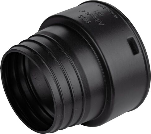 NDS 451 4" Corrugated Hub Adaptor , Black in Saudi Arabia