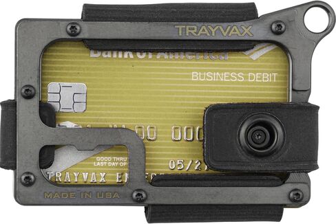 Trayvax Contour Minimalist Wallet Tactical Armor Steel Front Pocket RFID in Kuwait