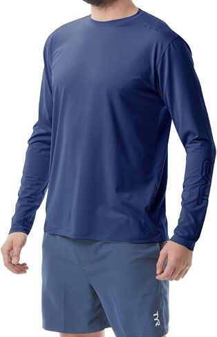 TYR Men's Long Sleeve Sun Protection Performance T-Shirt UPF 50+ in Saudi Arabia