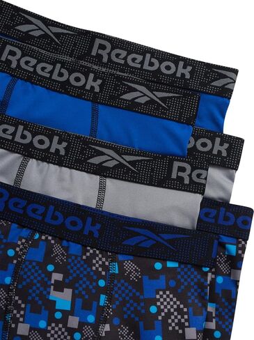 Reebok Boys’ Underwear – Long Leg Performance Boxer Briefs (6 Pack) in Saudi Arabia