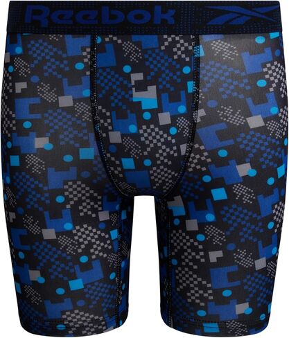 Reebok Boys’ Underwear – Long Leg Performance Boxer Briefs (6 Pack) in Saudi Arabia