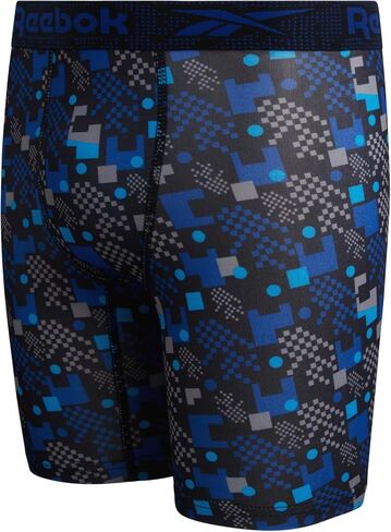 Reebok Boys’ Underwear – Long Leg Performance Boxer Briefs (6 Pack) in Saudi Arabia