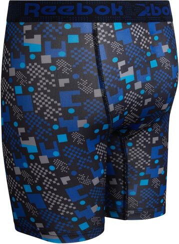 Reebok Boys’ Underwear – Long Leg Performance Boxer Briefs (6 Pack) in Saudi Arabia