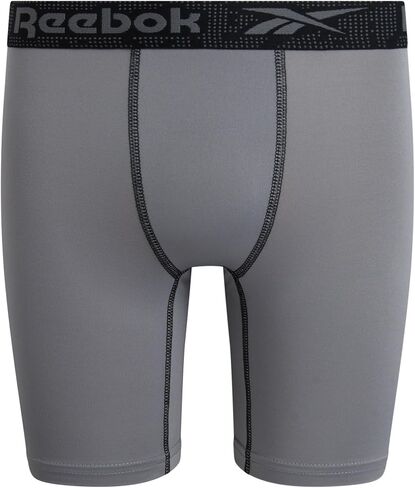 Reebok Boys’ Underwear – Long Leg Performance Boxer Briefs (6 Pack) in Saudi Arabia