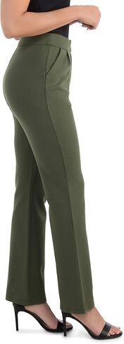 Fruit of the Loom Women's High Waisted Pleated Fit and Flare Pants in Saudi Arabia
