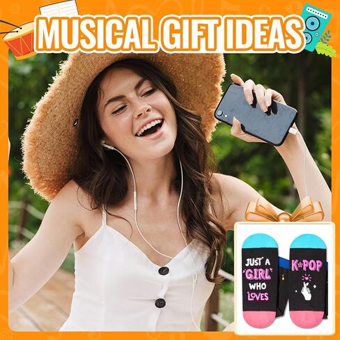 HAPPYPOP Crazy K-pop Gifts for K-pop Lovers, Funny Korean Gifts Music Gifts For Teens, Music Gifts For Music Lovers, KPOP Socks in Saudi Arabia