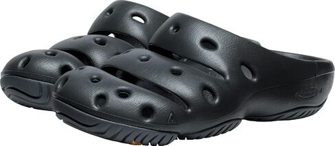 KEEN Men's Yogui Comfortable Slip On Lightweight Clogs, Black, 8 in Saudi Arabia