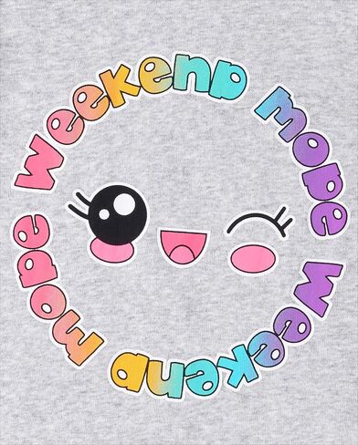 The Children's Place Girls' Long Sleeve Top and Pants Snug Fit 100% Cotton 2 Piece Pajama Set, Glade Green, 12 in Kuwait