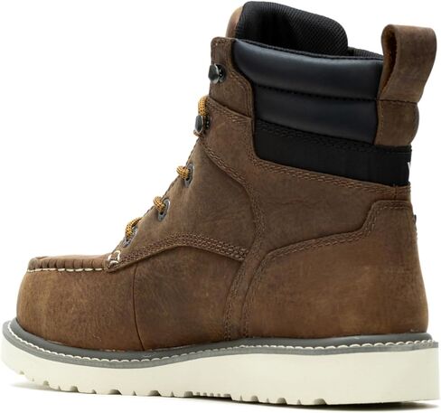 Wolverine Women's Trade Wedge Waterproof Steel Toe 6" Construction Boot, Sudan Brown, 7 Wide in Saudi Arabia
