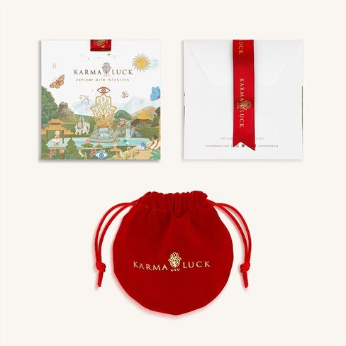 KARMA AND LUCK - Karmic Power - Women's Wisdom Chakra Real Multistone Adjustable Drawstring Red String Bracelet Handmade with Love in Bali To Reestablish your Balance in Saudi Arabia