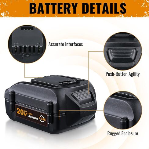 VANON P102 3.0Ah 18V بديل لبطارية Ryobi 18V ليثيوم أيون P108 P103 P104 P105 P107 P109 متوافق مع بطاريات Ryobi 18-Volt ONE Plus Power Tool 2pack in Kuwait