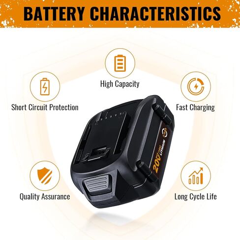 VANON P102 3.0Ah 18V بديل لبطارية Ryobi 18V ليثيوم أيون P108 P103 P104 P105 P107 P109 متوافق مع بطاريات Ryobi 18-Volt ONE Plus Power Tool 2pack in Kuwait