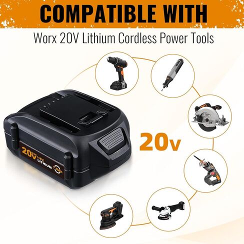 VANON P102 3.0Ah 18V بديل لبطارية Ryobi 18V ليثيوم أيون P108 P103 P104 P105 P107 P109 متوافق مع بطاريات Ryobi 18-Volt ONE Plus Power Tool 2pack in Kuwait
