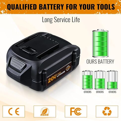 VANON P102 3.0Ah 18V بديل لبطارية Ryobi 18V ليثيوم أيون P108 P103 P104 P105 P107 P109 متوافق مع بطاريات Ryobi 18-Volt ONE Plus Power Tool 2pack in Kuwait