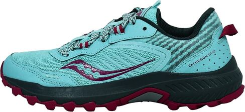 Saucony Women's Excursion Tr15, Black/Mint/Yellow, 10.5 M in Saudi Arabia