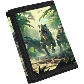 Cozeyat Lovely Panda Design Boys Girls Trifold Canvas Purse for Money Coin Holder,Foldable Cards ID Window Novelty Wallet for Kids in Kuwait