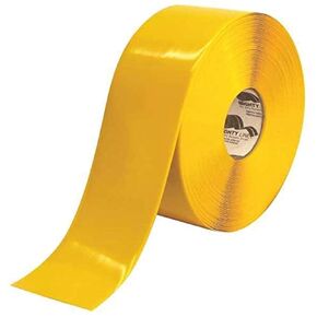 Mighty Line Floor Tape 4 inch Yellow 100' Roll