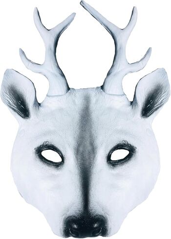 Alodidae Reindeer Mask Halloween Deer Head Masks Christmas Costumes for Adults in Saudi Arabia