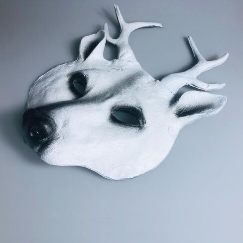 Alodidae Reindeer Mask Halloween Deer Head Masks Christmas Costumes for Adults in Saudi Arabia