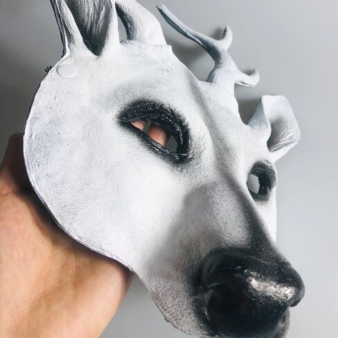 Alodidae Reindeer Mask Halloween Deer Head Masks Christmas Costumes for Adults in Saudi Arabia