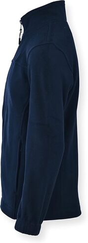 Swiss Alps Boys Full Zip Polar Fleece Jacket, Black, 10/12 in Saudi Arabia