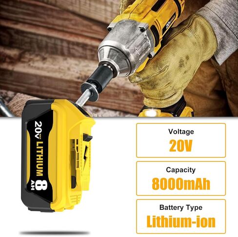 Upgraded to 3600mAh Replacement Battery Compatible with Dewalt 7.2V Battery DW9057 DE9057 DE9085 DW920K DW920K2 DW925K DW925K2 DW968K Cordless Power Tool 2 Pack in Saudi Arabia