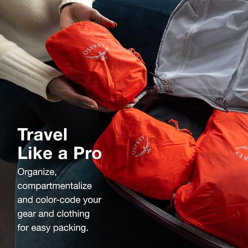 Osprey Ultralight Travel Packing Cube, Black, Medium in Saudi Arabia