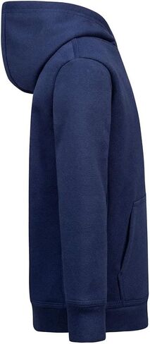 Nike Boy's Club Fleece Pullover Hoodie (Little Kids/Big Kids) Baltic Blue/White SM (8 Big Kid) in Saudi Arabia