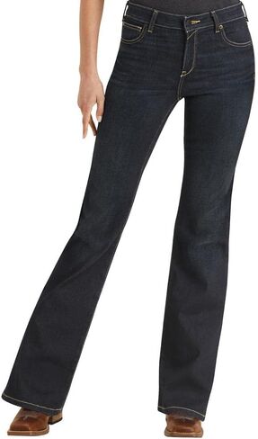 Ariat Female Ultra Stretch Perfect Rise Katie Flare Jean Maya 26 in Saudi Arabia