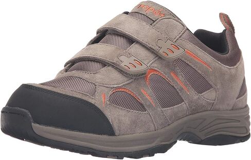 Propet Mens Connelly Strap Slip On Sneakers Shoes Casual - Grey in Saudi Arabia