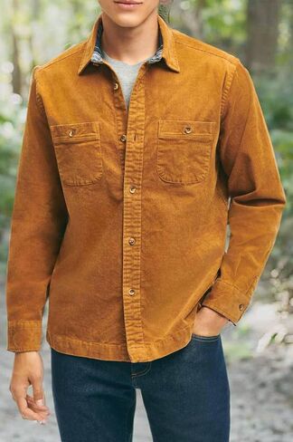 Brooks Brothers Men's Medium Wale Corduroy Shirt Jacket in Saudi Arabia