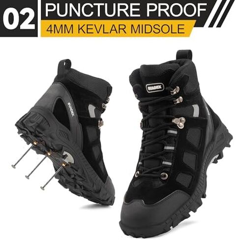 SUADEX Steel Toe Boots for Men Women Slip-Resistant Work Boots Composite Toe Safety Boots in Saudi Arabia