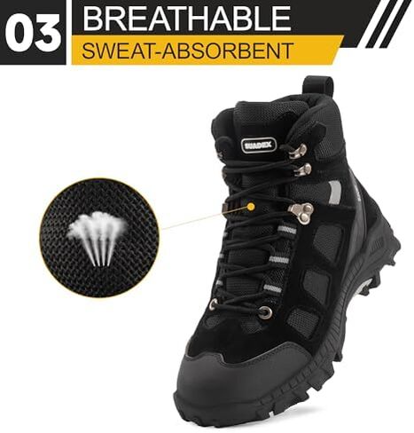 SUADEX Steel Toe Boots for Men Women Slip-Resistant Work Boots Composite Toe Safety Boots in Saudi Arabia