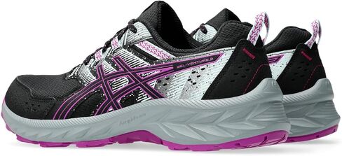ASICS Women's Gel-Venture 9 Running Shoes, 12, Black/Soft Berry in Saudi Arabia