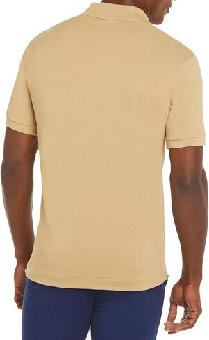 Lacoste Men's Short Sleeved Ribbed Collar Shirt in Saudi Arabia