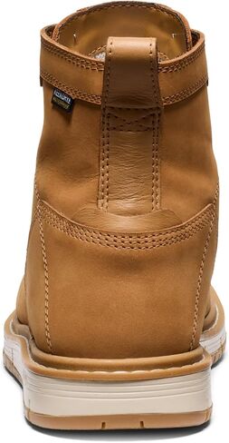 KEEN Utility Men's San Jose 6" Soft Toe Waterproof Wedge Work Boots, Tortoise Shell/Star White, 12 in Saudi Arabia