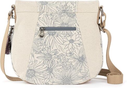 The Sak Iris Wallet in Leather, Elevated Everyday Purse with Keychain, Includes Credit Card Holders & Clear ID Window, Meadow in Saudi Arabia