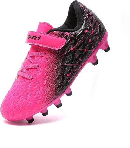 Hanani Boys Soccer Cleats Kids Girls FG/AG كرة القدم ألعاب رياضية أحذية تدريب أحذية الجري للمراهقين داخلي وخارجي أحذية كرة القدم أحذية رياضية للجنسين in Kuwait