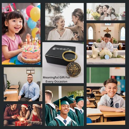 سلاسل المفاتيح الدينية المسيحية GUAAFA للرجال والنساء - اقتباسات من الكتاب المقدس محفورة ميدالية كيرينغ هدايا ملهمة للرجال والنساء والأولاد والبنات حامل مفاتيح الإيمان الكاثوليكي (الثقة في الرب) in Saudi Arabia