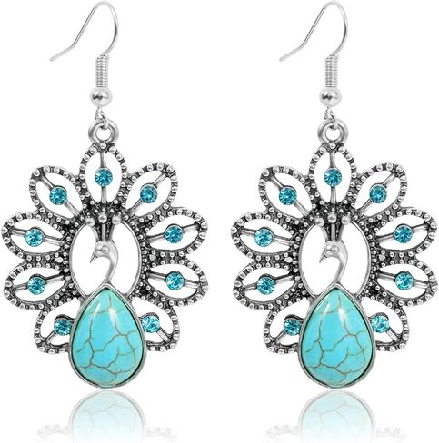 Zylsic Long Boho Dangle Drop Earrings for Women, Dangling Colorful Earrings in Saudi Arabia