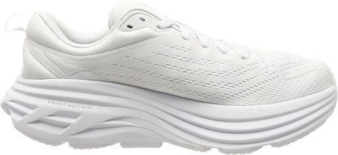 Hoka Women's Bondi 8 Sneaker, White/White, 8 in Kuwait