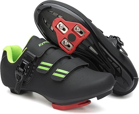 احذية ركوب الدراجات للرجال والنساء متوافقة مع احذية بيلاتون للدراجات الهوائية ودراجات الطرق مثبتة مسبقا مع مشابك دلتا ودواسة للاستخدام الداخلي والخارجي in Kuwait