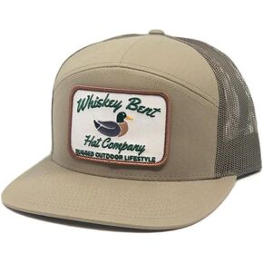 WHISKEY BENT HAT CO. قبعة ذات رأس أخضر مكونة من 7 ألواح Snapback Western Lifestyle عالية المستوى in Kuwait