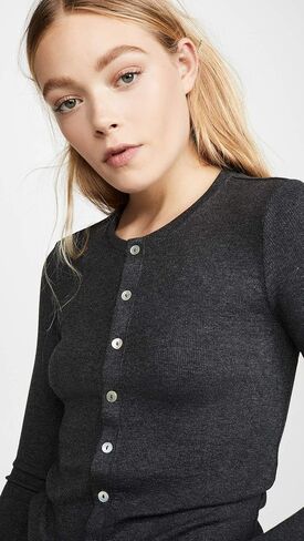 Goldie Lewinter Women's Ribbed Cardigan in Saudi Arabia